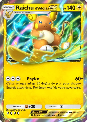 Raichu d'Alola-ex