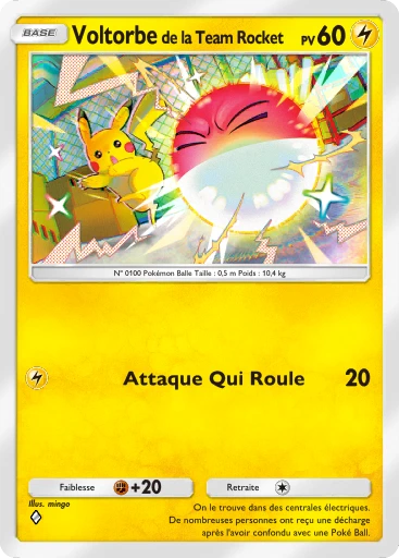 Voltorbe de la Team Rocket