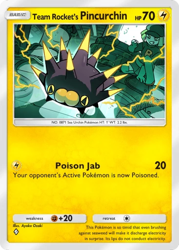 Team Rocket’s Pincurchin