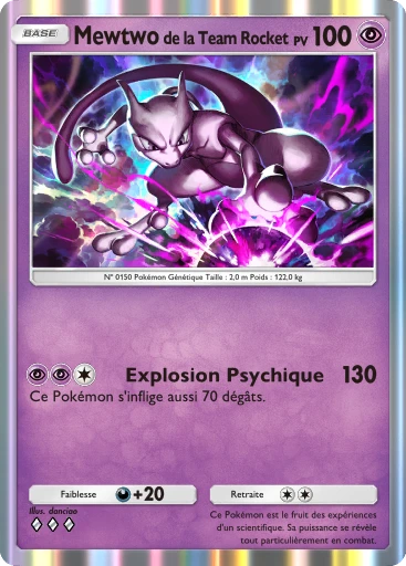 Mewtwo de la Team Rocket