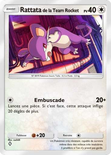 Rattata de la Team Rocket