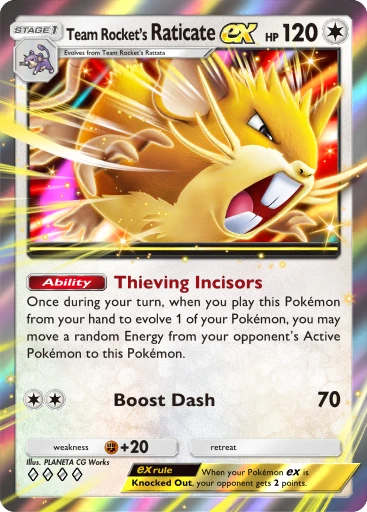 Team Rocket’s Raticate ex