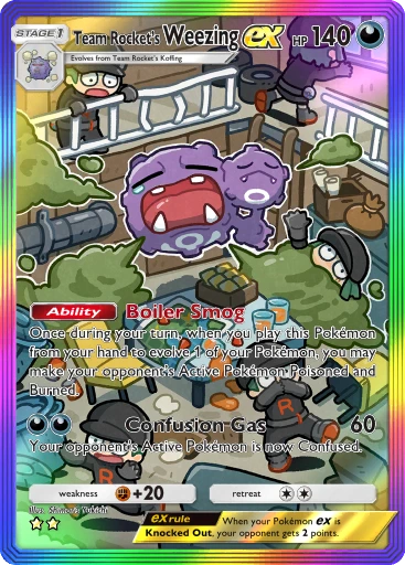 Team Rocket’s Weezing ex