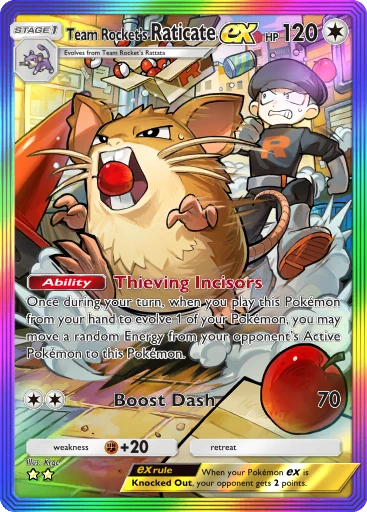 Team Rocket’s Raticate ex